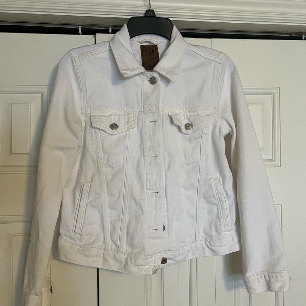Women's White Denim Jacket